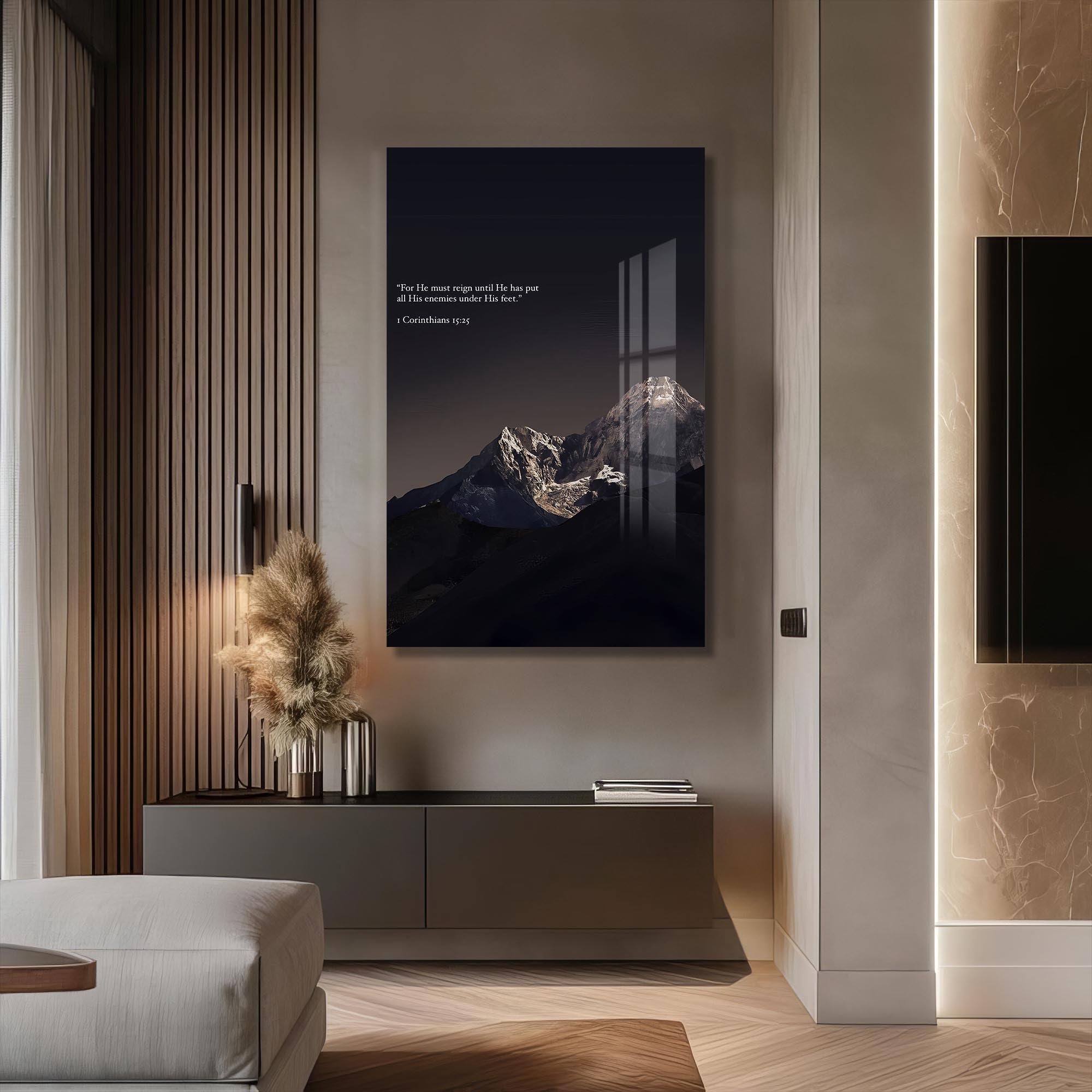 Artronauts Glass Print Strength in Stillness– Christian Tempered Glass Wall Art