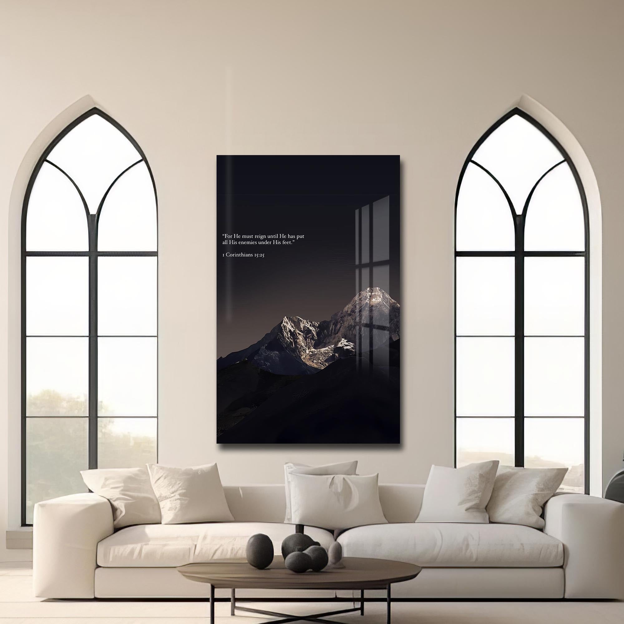 Artronauts Glass Print Strength in Stillness– Christian Tempered Glass Wall Art