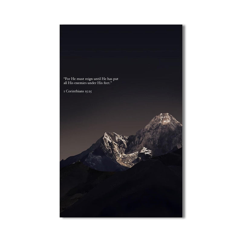 Artronauts Glass Print Strength in Stillness– Christian Tempered Glass Wall Art