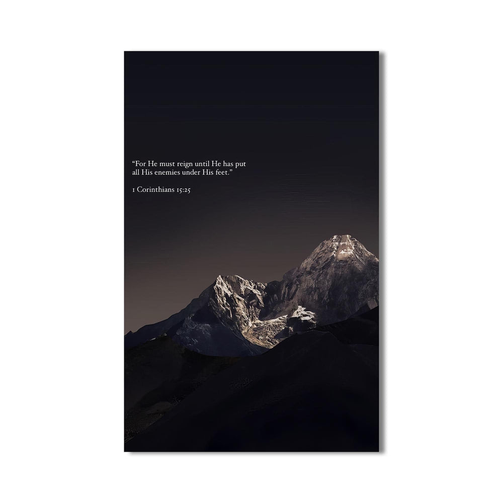 Artronauts Glass Print Strength in Stillness– Christian Tempered Glass Wall Art