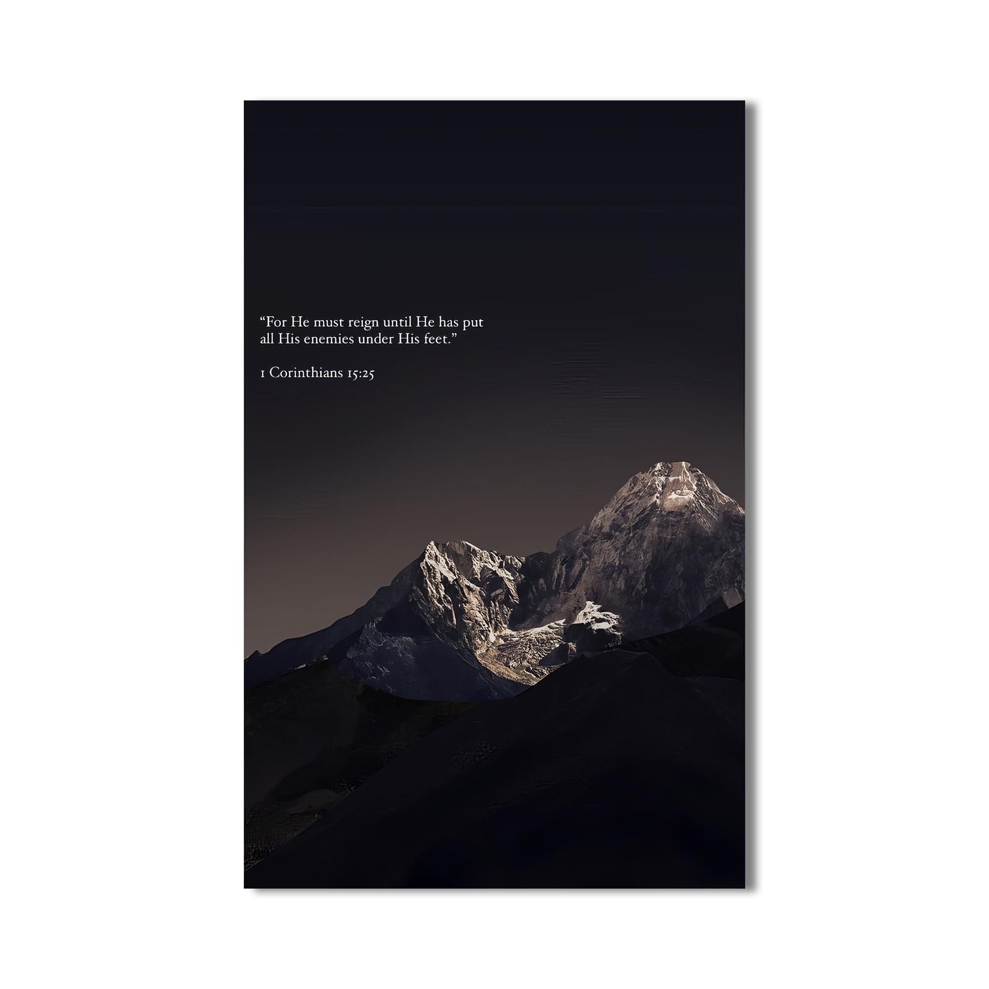 Artronauts Glass Print Strength in Stillness– Christian Tempered Glass Wall Art