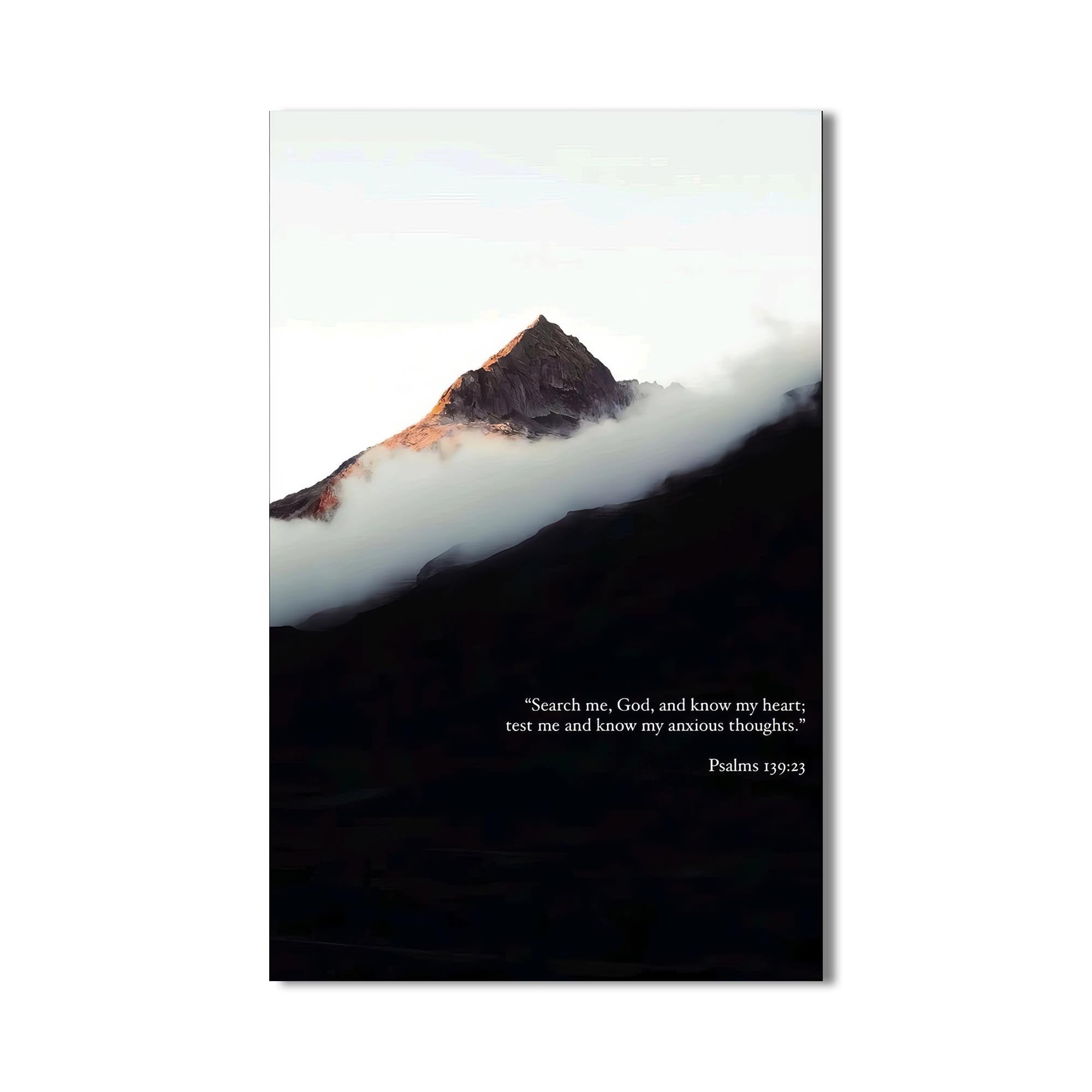 Artronauts Glass Print Search My Heart– Christian Tempered Glass Wall Art