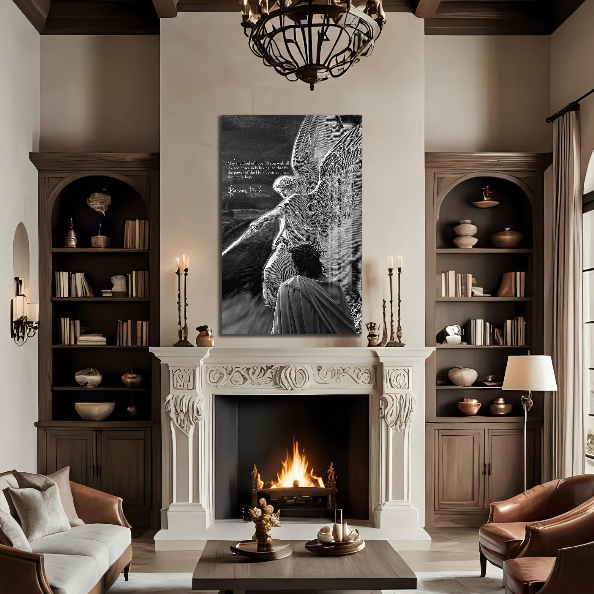 Artronauts Glass Print Sword of Hope– Christian Tempered Glass Wall Art