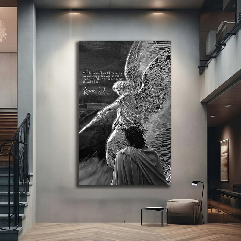Artronauts Glass Print Sword of Hope– Christian Tempered Glass Wall Art