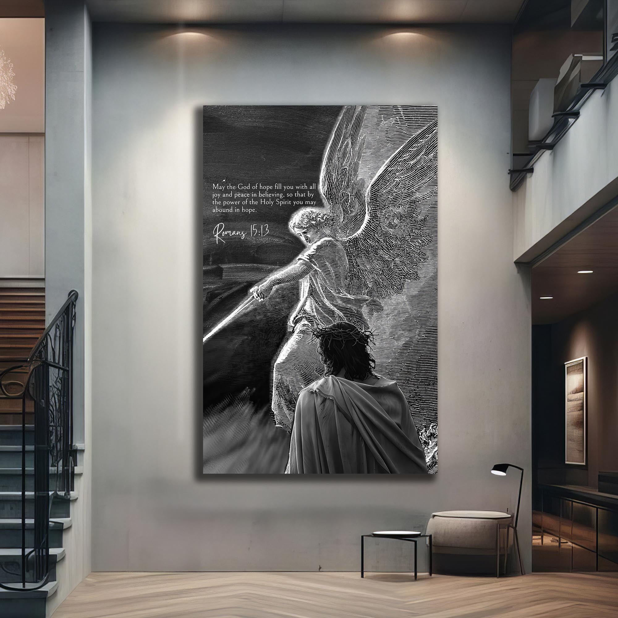 Artronauts Glass Print Sword of Hope– Christian Tempered Glass Wall Art