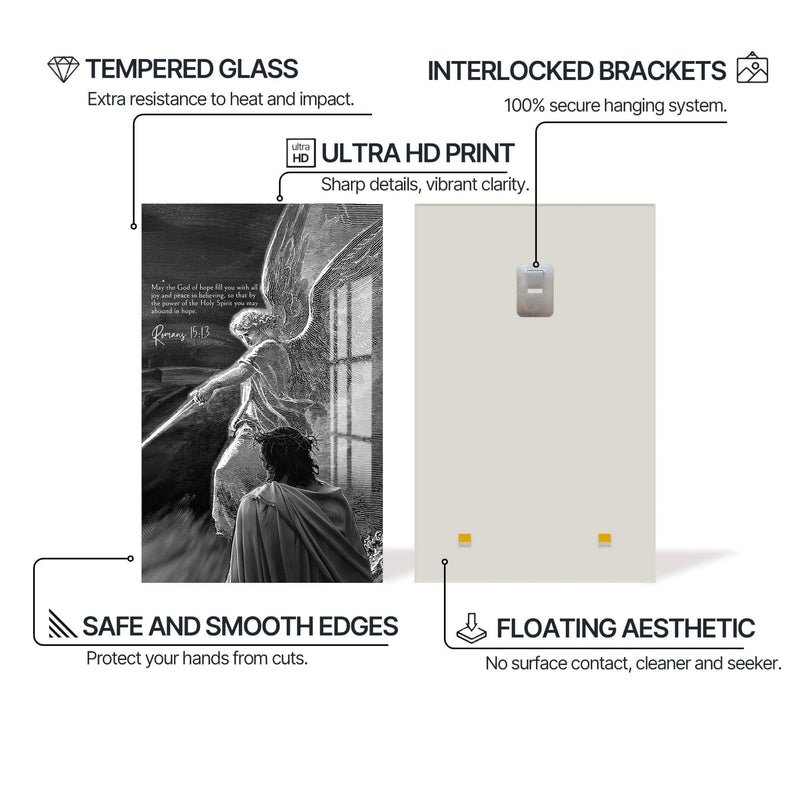 Artronauts Glass Print Sword of Hope– Christian Tempered Glass Wall Art