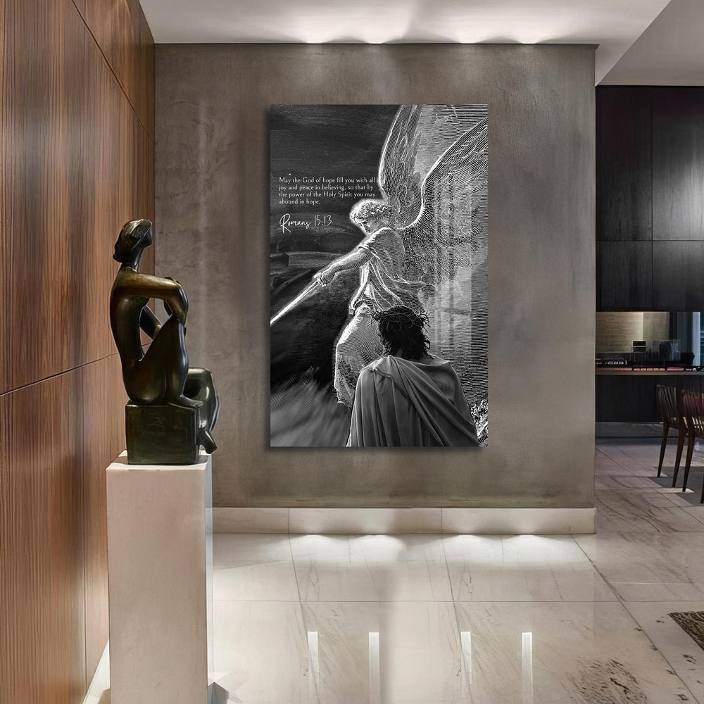Artronauts Glass Print Sword of Hope– Christian Tempered Glass Wall Art