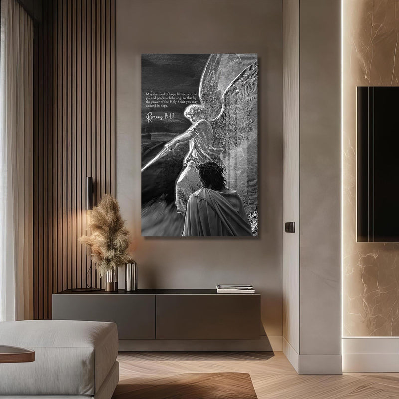 Artronauts Glass Print Sword of Hope– Christian Tempered Glass Wall Art