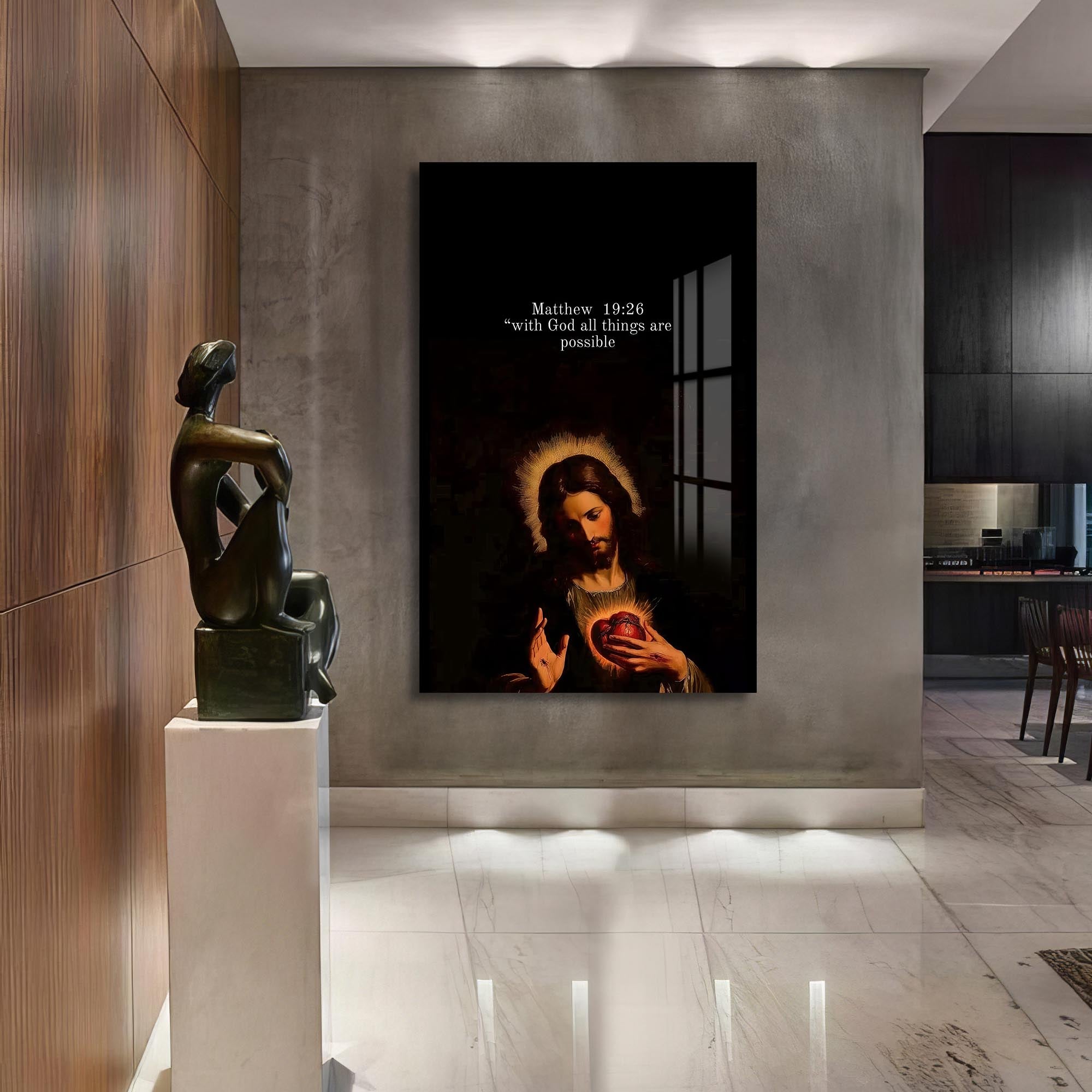 Artronauts Glass Print All Things Possible– Christian Tempered Glass Wall Art