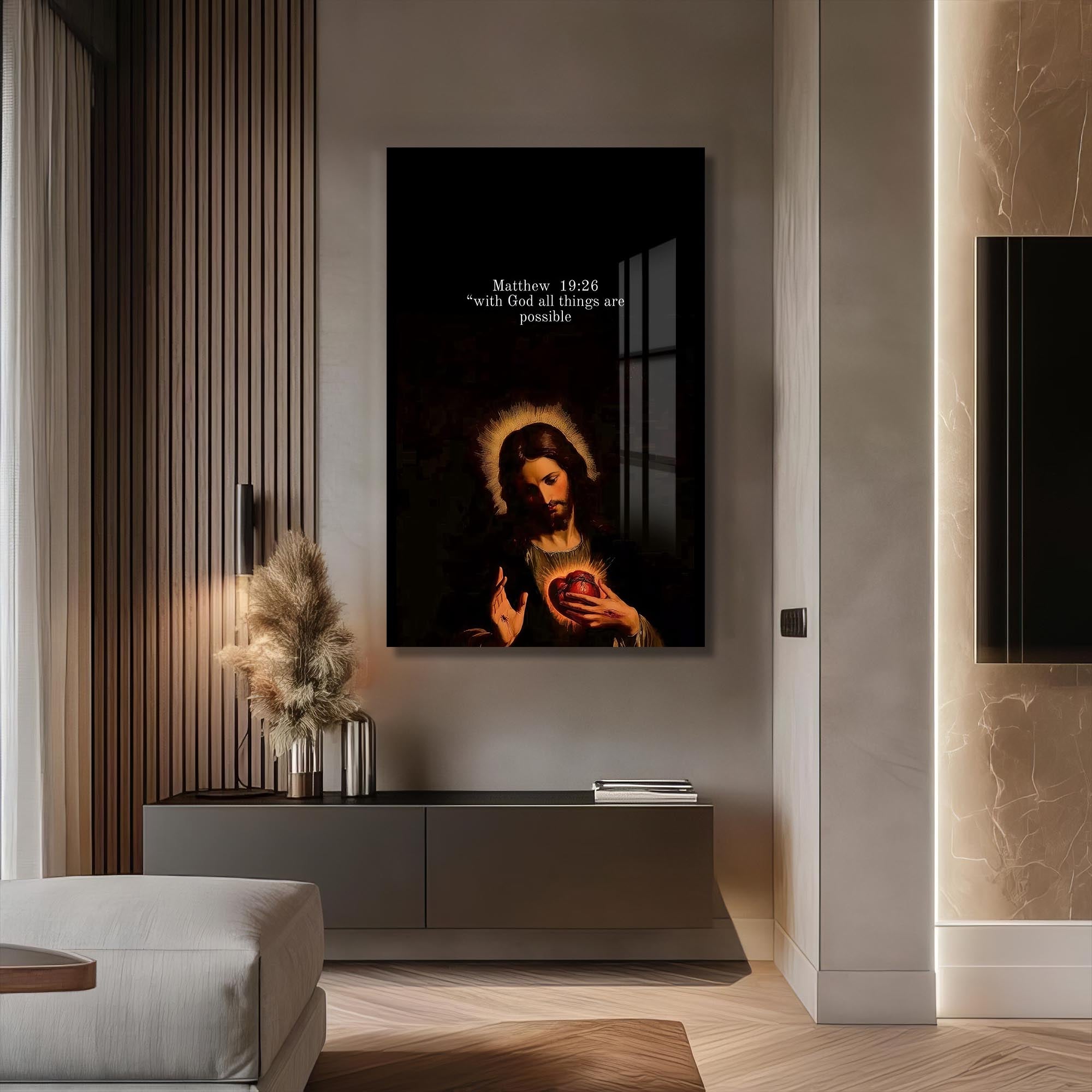 Artronauts Glass Print All Things Possible– Christian Tempered Glass Wall Art