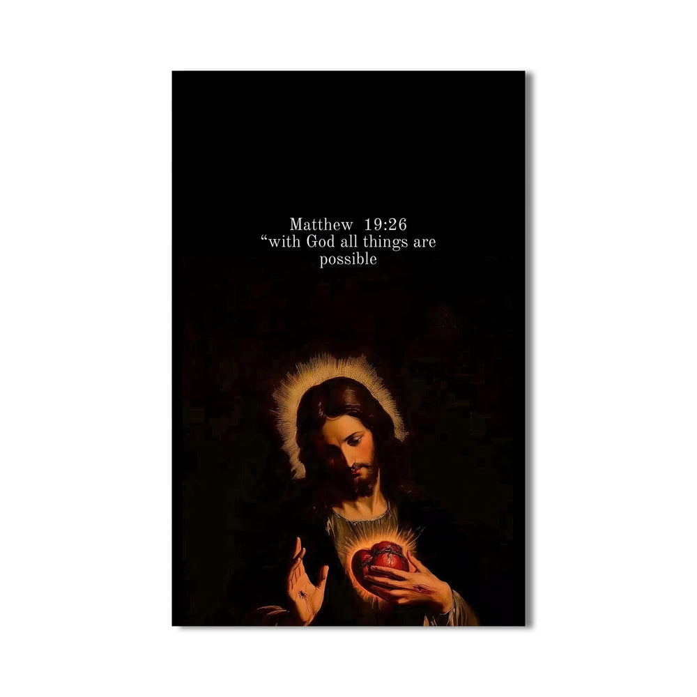 Artronauts Glass Print All Things Possible– Christian Tempered Glass Wall Art