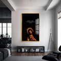 Artronauts Glass Print S | 72x46 cm | 28.3"x18.1" / Gold All Things Possible– Christian Tempered Glass Wall Art