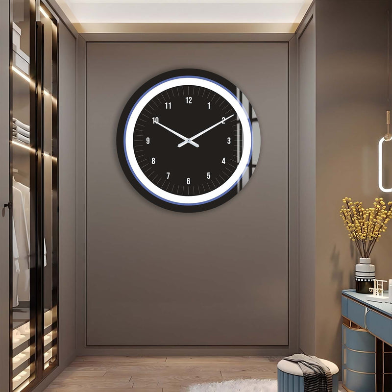 Artronauts Glass Print Sapphire Touch - Glass Wall Clock