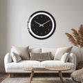 Artronauts Glass Print Sapphire Touch II - Glass Wall Clock