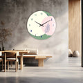 Artronauts Glass Print Pistachio - Glass Wall Clock