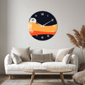 Artronauts Glass Print Sunset Layers - Glass Wall Clock