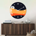 Artronauts Glass Print Sunset Layers - Glass Wall Clock