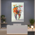 Artronauts Glass Print Floral Tooth Bouquet - Tempered Glass Wall Art