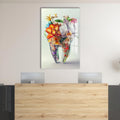 Artronauts Glass Print Floral Tooth Bouquet - Tempered Glass Wall Art