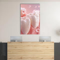Artronauts Glass Print Pearl Teeth Glow - Tempered Glass Wall Art