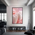 Artronauts Glass Print S | 72x46 cm | 28.3"x18.1" / Black Pearl Teeth Glow - Tempered Glass Wall Art