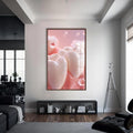 Artronauts Glass Print S | 72x46 cm | 28.3"x18.1" / Walnut Pearl Teeth Glow - Tempered Glass Wall Art