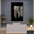Artronauts Glass Print Polar Tooth Sculpture - Tempered Glass Wall Art