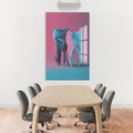 Artronauts Glass Print Neon Tooth Duo - Tempered Glass Wall Art
