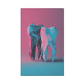 Artronauts Glass Print Neon Tooth Duo - Tempered Glass Wall Art