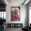 Artronauts Glass Print S | 72x46 cm | 28.3"x18.1" / Black Tooth Climbers - Tempered Glass Wall Art