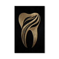 Artronauts Glass Print Golden Tooth Icon - Tempered Glass Wall Art
