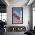 Artronauts Glass Print S | 72x46 cm | 28.3"x18.1" / Black Glitter Toothbrush Sparkle - Tempered Glass Wall Art