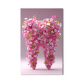 Artronauts Glass Print Floral Tooth Bloom - Tempered Glass Wall Art