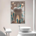 Artronauts Glass Print Dentist Team Sculpture - Tempered Glass Wall Art