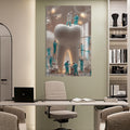 Artronauts Glass Print Dentist Team Sculpture - Tempered Glass Wall Art