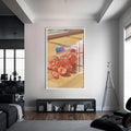 Artronauts Glass Print S | 72x46 cm | 28.3"x18.1" / White Toothpaste Fruit Pop - Tempered Glass Wall Art