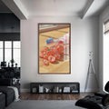 Artronauts Glass Print S | 72x46 cm | 28.3"x18.1" / Walnut Toothpaste Fruit Pop - Tempered Glass Wall Art