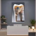 Artronauts Glass Print Crystal Tooth City - Tempered Glass Wall Art