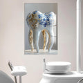 Artronauts Glass Print Porcelain Royal Tooth - Tempered Glass Wall Art