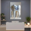 Artronauts Glass Print Porcelain Royal Tooth - Tempered Glass Wall Art