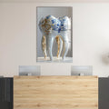 Artronauts Glass Print Porcelain Royal Tooth - Tempered Glass Wall Art