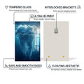 Artronauts Glass Print Iceberg Tooth Concept - Tempered Glass Wall Art