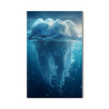Artronauts Glass Print Iceberg Tooth Concept - Tempered Glass Wall Art