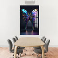 Artronauts Glass Print Iridescent Butterfly Tooth - Tempered Glass Wall Art