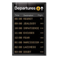 Artronauts Glass Print Departures - Tempered Glass Wall Art