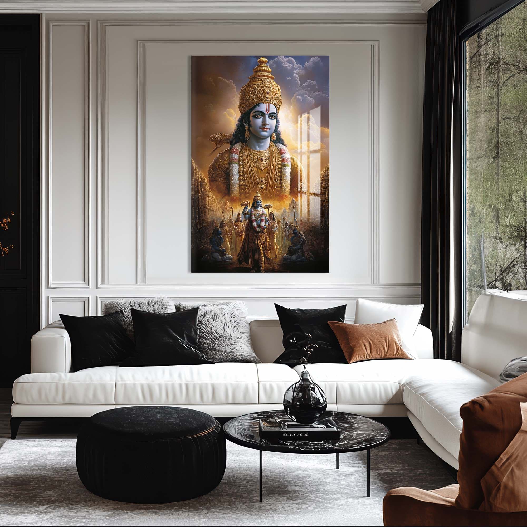 Artronauts Glass Print Avatar’s Path- Hinduism Tempered Glass Wall Art