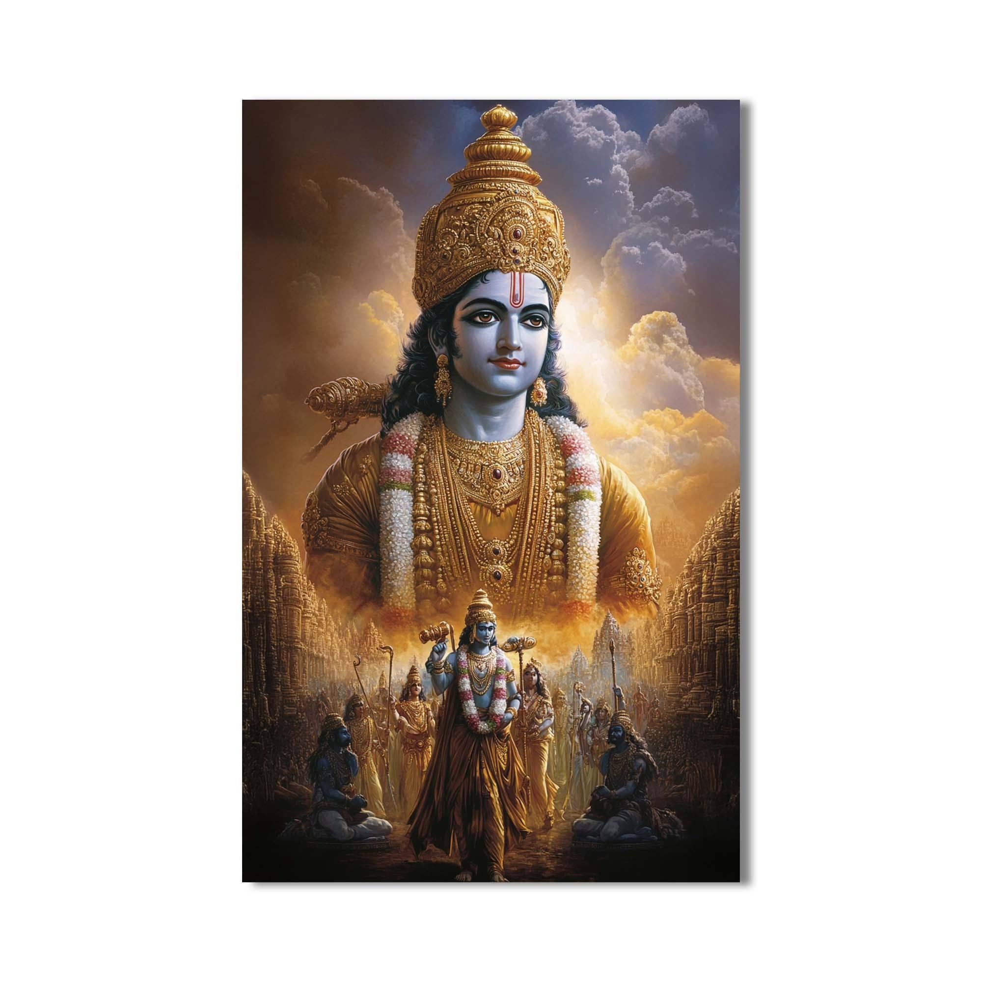 Artronauts Glass Print Avatar’s Path- Hinduism Tempered Glass Wall Art