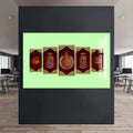 Artronauts Glass Print Heavenly Words- Islamic Tempered Glass Wall Art