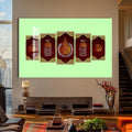 Artronauts Glass Print Heavenly Words- Islamic Tempered Glass Wall Art