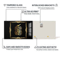 Artronauts Glass Print Prophetic Circles- Islamic Tempered Glass Wall Art
